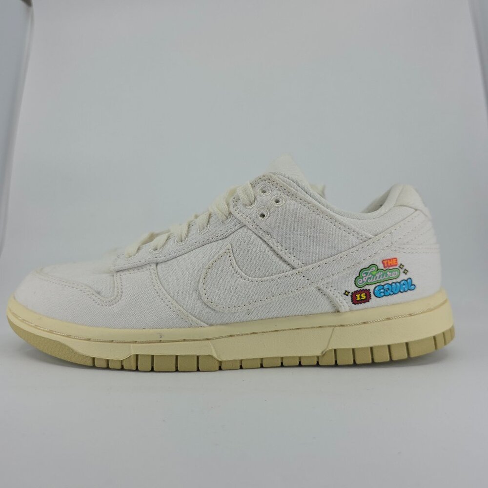Nike Dunk Low SE The Future Is Equal Sail Cashmere Gold FD0868-133 Womens Sz 6.5
